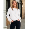 image:imageANRABESS Womens Long Sleeve Henley Tops Tunic Sweatshirt Loose Slit Casual Button Shirts Pullover 2026 Fall Winter OutfitsWhite