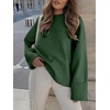 image:imageANRABESS Womens Oversized Sweaters 2026 Long Sleeve Fuzzy Knit Casual Chunky Pullover Sweater Fall Outfits ClothesArmy Green