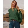 image:imageANRABESS Womens Oversized Sweaters 2026 Long Sleeve Fuzzy Knit Casual Chunky Pullover Sweater Fall Outfits ClothesArmy Green