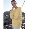 image:imageANRABESS Womens Oversized Sweaters 2026 Long Sleeve Fuzzy Knit Casual Chunky Pullover Sweater Fall Outfits ClothesBeige Yellow