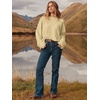 image:imageANRABESS Womens Oversized Sweaters 2026 Long Sleeve Fuzzy Knit Casual Chunky Pullover Sweater Fall Outfits ClothesBeige Yellow