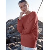 image:imageANRABESS Womens Oversized Sweaters 2026 Long Sleeve Fuzzy Knit Casual Chunky Pullover Sweater Fall Outfits ClothesBirck Red