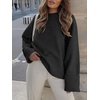 image:imageANRABESS Womens Oversized Sweaters 2026 Long Sleeve Fuzzy Knit Casual Chunky Pullover Sweater Fall Outfits ClothesBlack