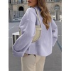 image:imageANRABESS Womens Oversized Sweaters 2026 Long Sleeve Fuzzy Knit Casual Chunky Pullover Sweater Fall Outfits ClothesBright Purple