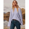 image:imageANRABESS Womens Oversized Sweaters 2026 Long Sleeve Fuzzy Knit Casual Chunky Pullover Sweater Fall Outfits ClothesBright Purple