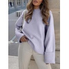 image:imageANRABESS Womens Oversized Sweaters 2026 Long Sleeve Fuzzy Knit Casual Chunky Pullover Sweater Fall Outfits ClothesBright Purple