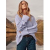 image:imageANRABESS Womens Oversized Sweaters 2026 Long Sleeve Fuzzy Knit Casual Chunky Pullover Sweater Fall Outfits ClothesBright Purple