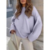 image:imageANRABESS Womens Oversized Sweaters 2026 Long Sleeve Fuzzy Knit Casual Chunky Pullover Sweater Fall Outfits ClothesBright Purple
