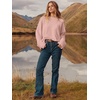 image:imageANRABESS Womens Oversized Sweaters 2026 Long Sleeve Fuzzy Knit Casual Chunky Pullover Sweater Fall Outfits ClothesCoral