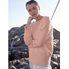 image:imageANRABESS Womens Oversized Sweaters 2026 Long Sleeve Fuzzy Knit Casual Chunky Pullover Sweater Fall Outfits ClothesCoral