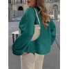 image:imageANRABESS Womens Oversized Sweaters 2026 Long Sleeve Fuzzy Knit Casual Chunky Pullover Sweater Fall Outfits ClothesDark Green