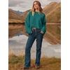 image:imageANRABESS Womens Oversized Sweaters 2026 Long Sleeve Fuzzy Knit Casual Chunky Pullover Sweater Fall Outfits ClothesDark Green