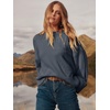 image:imageANRABESS Womens Oversized Sweaters 2026 Long Sleeve Fuzzy Knit Casual Chunky Pullover Sweater Fall Outfits ClothesDark Grey