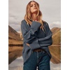 image:imageANRABESS Womens Oversized Sweaters 2026 Long Sleeve Fuzzy Knit Casual Chunky Pullover Sweater Fall Outfits ClothesDark Grey