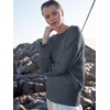 image:imageANRABESS Womens Oversized Sweaters 2026 Long Sleeve Fuzzy Knit Casual Chunky Pullover Sweater Fall Outfits ClothesDark Grey