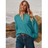 image:imageANRABESS Womens Oversized Sweaters 2026 Long Sleeve Fuzzy Knit Casual Chunky Pullover Sweater Fall Outfits ClothesGreen Blue