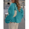 image:imageANRABESS Womens Oversized Sweaters 2026 Long Sleeve Fuzzy Knit Casual Chunky Pullover Sweater Fall Outfits ClothesGreen Blue