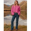 image:imageANRABESS Womens Oversized Sweaters 2026 Long Sleeve Fuzzy Knit Casual Chunky Pullover Sweater Fall Outfits ClothesHot Pink