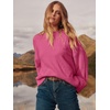 image:imageANRABESS Womens Oversized Sweaters 2026 Long Sleeve Fuzzy Knit Casual Chunky Pullover Sweater Fall Outfits ClothesHot Pink