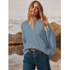 image:imageANRABESS Womens Oversized Sweaters 2026 Long Sleeve Fuzzy Knit Casual Chunky Pullover Sweater Fall Outfits ClothesLake Blue