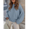 image:imageANRABESS Womens Oversized Sweaters 2026 Long Sleeve Fuzzy Knit Casual Chunky Pullover Sweater Fall Outfits ClothesLake Blue