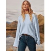 image:imageANRABESS Womens Oversized Sweaters 2026 Long Sleeve Fuzzy Knit Casual Chunky Pullover Sweater Fall Outfits ClothesLight Blue