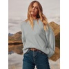 image:imageANRABESS Womens Oversized Sweaters 2026 Long Sleeve Fuzzy Knit Casual Chunky Pullover Sweater Fall Outfits ClothesLight Grey