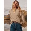 image:imageANRABESS Womens Oversized Sweaters 2026 Long Sleeve Fuzzy Knit Casual Chunky Pullover Sweater Fall Outfits ClothesLight Yellow