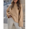 image:imageANRABESS Womens Oversized Sweaters 2026 Long Sleeve Fuzzy Knit Casual Chunky Pullover Sweater Fall Outfits ClothesLight Yellow