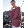 image:imageANRABESS Womens Oversized Sweaters 2026 Long Sleeve Fuzzy Knit Casual Chunky Pullover Sweater Fall Outfits ClothesMauve Pink
