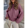 image:imageANRABESS Womens Oversized Sweaters 2026 Long Sleeve Fuzzy Knit Casual Chunky Pullover Sweater Fall Outfits ClothesMauve Pink