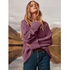 image:imageANRABESS Womens Oversized Sweaters 2026 Long Sleeve Fuzzy Knit Casual Chunky Pullover Sweater Fall Outfits ClothesMauve Pink