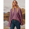 image:imageANRABESS Womens Oversized Sweaters 2026 Long Sleeve Fuzzy Knit Casual Chunky Pullover Sweater Fall Outfits ClothesMauve Pink