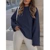 image:imageANRABESS Womens Oversized Sweaters 2026 Long Sleeve Fuzzy Knit Casual Chunky Pullover Sweater Fall Outfits ClothesNavy Blue