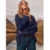image:imageANRABESS Womens Oversized Sweaters 2026 Long Sleeve Fuzzy Knit Casual Chunky Pullover Sweater Fall Outfits ClothesNavy Blue