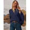 image:imageANRABESS Womens Oversized Sweaters 2026 Long Sleeve Fuzzy Knit Casual Chunky Pullover Sweater Fall Outfits ClothesNavy Blue