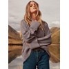 image:imageANRABESS Womens Oversized Sweaters 2026 Long Sleeve Fuzzy Knit Casual Chunky Pullover Sweater Fall Outfits ClothesNutmeg