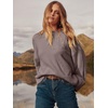 image:imageANRABESS Womens Oversized Sweaters 2026 Long Sleeve Fuzzy Knit Casual Chunky Pullover Sweater Fall Outfits ClothesNutmeg
