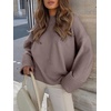 image:imageANRABESS Womens Oversized Sweaters 2026 Long Sleeve Fuzzy Knit Casual Chunky Pullover Sweater Fall Outfits ClothesNutmeg