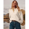 image:imageANRABESS Womens Oversized Sweaters 2026 Long Sleeve Fuzzy Knit Casual Chunky Pullover Sweater Fall Outfits ClothesParchment