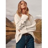 image:imageANRABESS Womens Oversized Sweaters 2026 Long Sleeve Fuzzy Knit Casual Chunky Pullover Sweater Fall Outfits ClothesParchment
