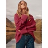 image:imageANRABESS Womens Oversized Sweaters 2026 Long Sleeve Fuzzy Knit Casual Chunky Pullover Sweater Fall Outfits ClothesRed
