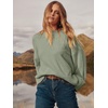 image:imageANRABESS Womens Oversized Sweaters 2026 Long Sleeve Fuzzy Knit Casual Chunky Pullover Sweater Fall Outfits ClothesSage Green