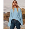 image:imageANRABESS Womens Oversized Sweaters 2026 Long Sleeve Fuzzy Knit Casual Chunky Pullover Sweater Fall Outfits ClothesSky Blue