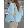 image:imageANRABESS Womens Oversized Sweaters 2026 Long Sleeve Fuzzy Knit Casual Chunky Pullover Sweater Fall Outfits ClothesSky Blue