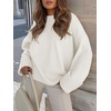 image:imageANRABESS Womens Oversized Sweaters 2026 Long Sleeve Fuzzy Knit Casual Chunky Pullover Sweater Fall Outfits ClothesWhite