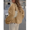image:imageANRABESS Womens Oversized Sweaters 2026 Long Sleeve Fuzzy Knit Casual Chunky Pullover Sweater Fall Outfits ClothesYellow Brown