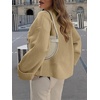 image:imageANRABESS Womens Oversized Sweaters 2026 Long Sleeve Fuzzy Knit Casual Chunky Pullover Sweater Fall Outfits ClothesYellow Tan