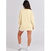 image:imageANRABESS Womens Oversized Sweatshirts Crew Neck Long Sleeve Shirts Casual Loose Slit 2026 Fall Outfits Y2K Teen Girls ClothesCream Yellow
