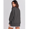 image:imageANRABESS Womens Oversized Sweatshirts Crew Neck Long Sleeve Shirts Casual Loose Slit 2026 Fall Outfits Y2K Teen Girls ClothesDeep Gray